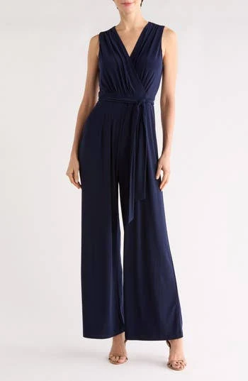 jumpsuit Vince Camuto Women's Faux Wrap Wide Leg Jumpsuit Nordstrom Rack $49.97