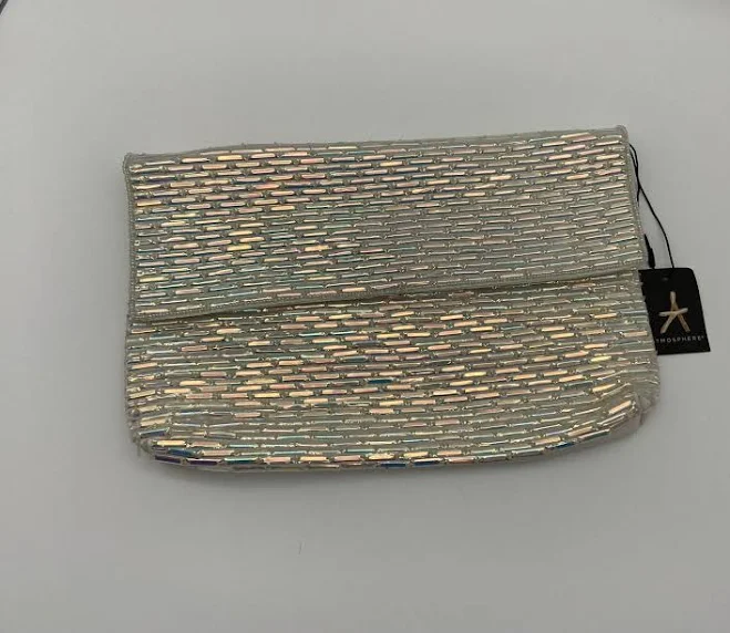 bag Vintage Beaded Iridescent Clutch Purse Etsy - Seller $24