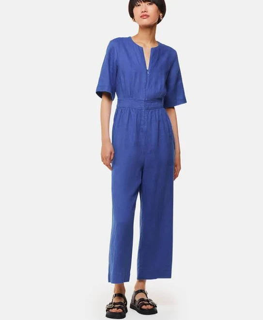 jumpsuit Whistles Women's Cosima Linen Jumpsuit Whistles UK $150