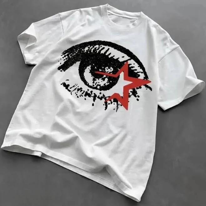 top White And Red Graphic Tee T-shirt All Size S-3xl eBay - michsan53 $7.99