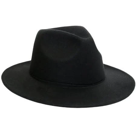 accessory Wide Brim Felt Fedora Hat Walmart - Duoif New Style $7.19