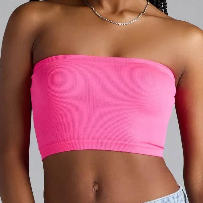 top Windsor Major Fave Ribbed Knit Bandeau Top Windsor $6.97