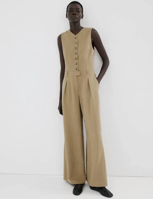 jumpsuit Woman MANGO Lyocell combined jumpsuit shop.mango.com $95.99