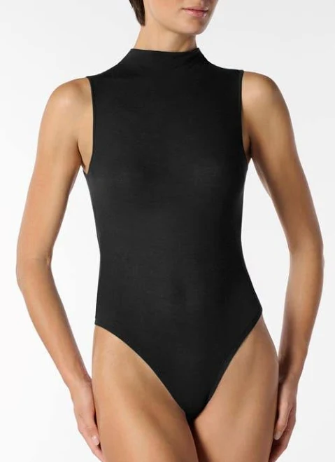 bodysuit Woman Oroblu Perfect Line Funnel Neck Sleeveless Bodysuit Nordstrom $80