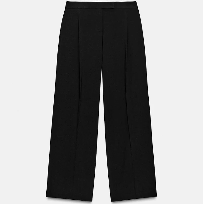 pants Woman Zara High-Waisted Wide-Leg Pants Zara USA $59.9