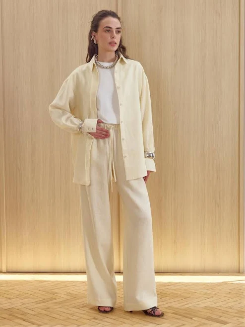 two piece set Women's Minimalist Linen Two Piece Set Etsy - Seller $139.9