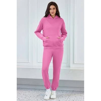 two piece set Women's Oversized Lounge Hoodie Sweatsuit Set Target $50.85