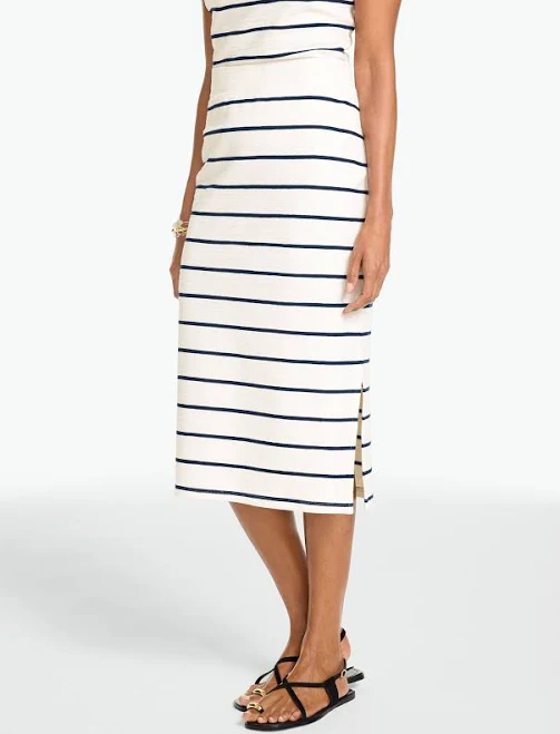 skirt Women's Talbots Stripe Jacquard Ribbed Skirt Talbots $55.65