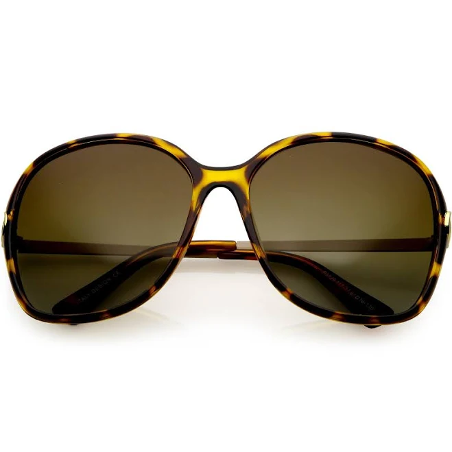 accessory Women's zeroUV Oversize Round Polarized Sunglasses zeroUV $16.95