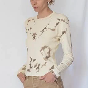 top Y2K Ribbed Knit Long Sleeve Top Etsy - Limitedstories $88.61