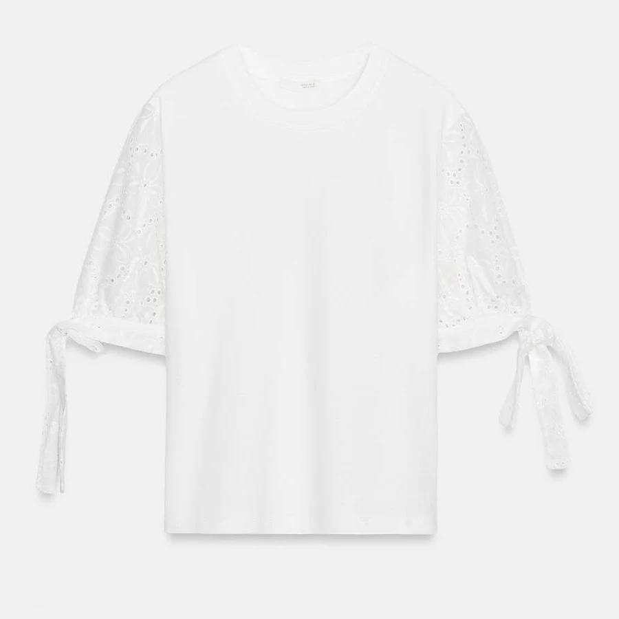t-shirt Zara Embroidered T-Shirt Zara USA $39.9
