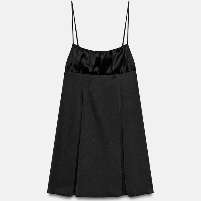 dress Zara Satin Mini Strappy Dress Zara USA $49.9