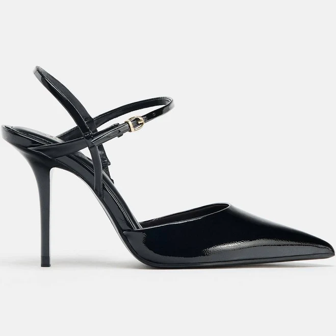 shoes Zara Women's Slingback Ankle Strap Heels Zara USA $59.9