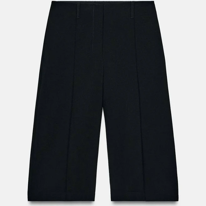 shorts Zara Women's Straight Shorts with Front Seam Zara USA $59.9