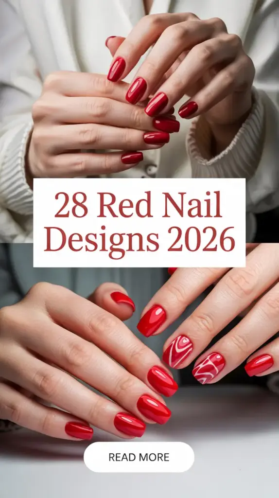 Red Nail Designs 2026: Trendy, Classy & Creative Ideas for Every Season
