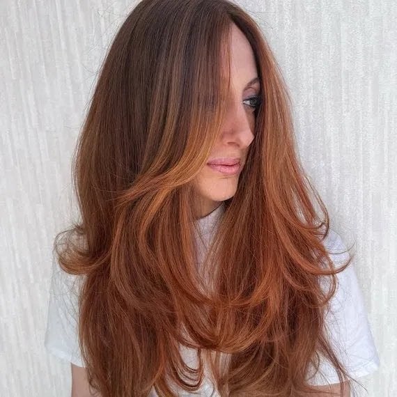Mid-Back Dark Blonde With Platinum Balayage, Wavy — Simple Balayage