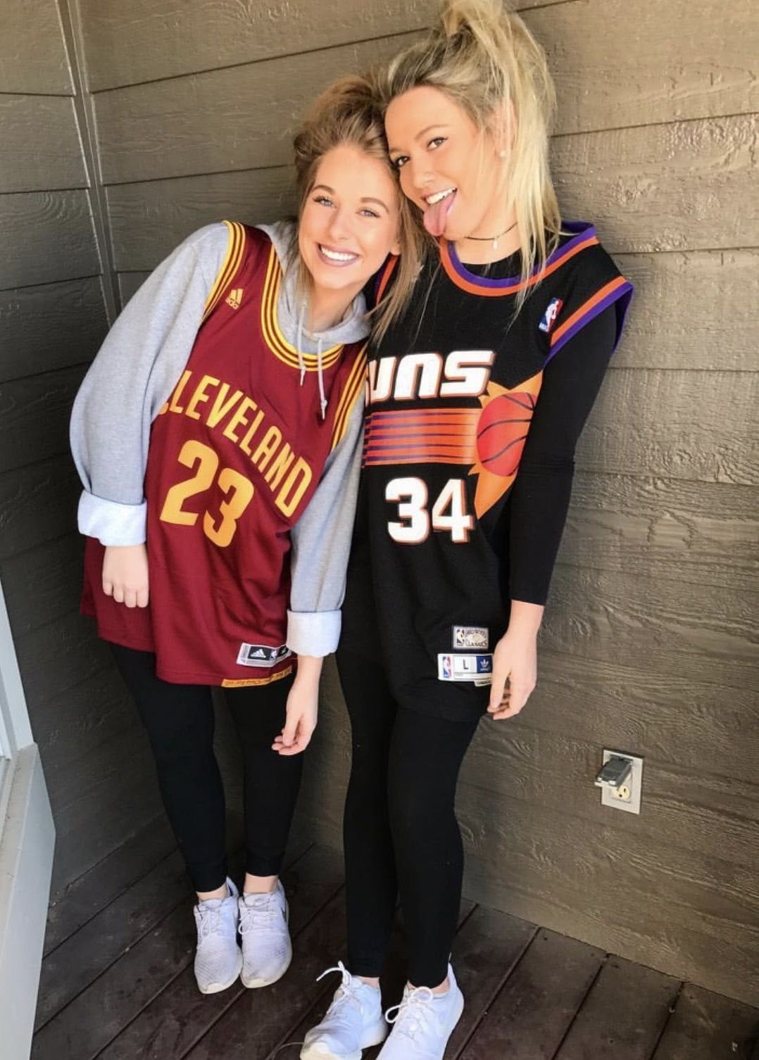 Hoodie and Jersey Layering with Leggings Hoodie and Jersey Layering with Leggings — Simple Basketball Game Outfits