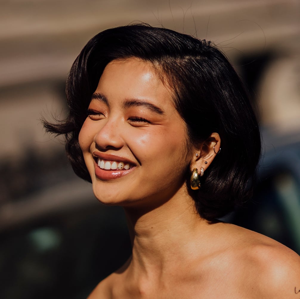 Stacked Dark Brown Ear-Length Bob — Simple Bob Hairstyles