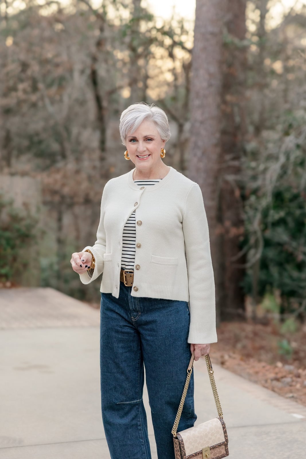 Knit Cardigan and Wide-Leg Jeans — Simple Brewery Outfits