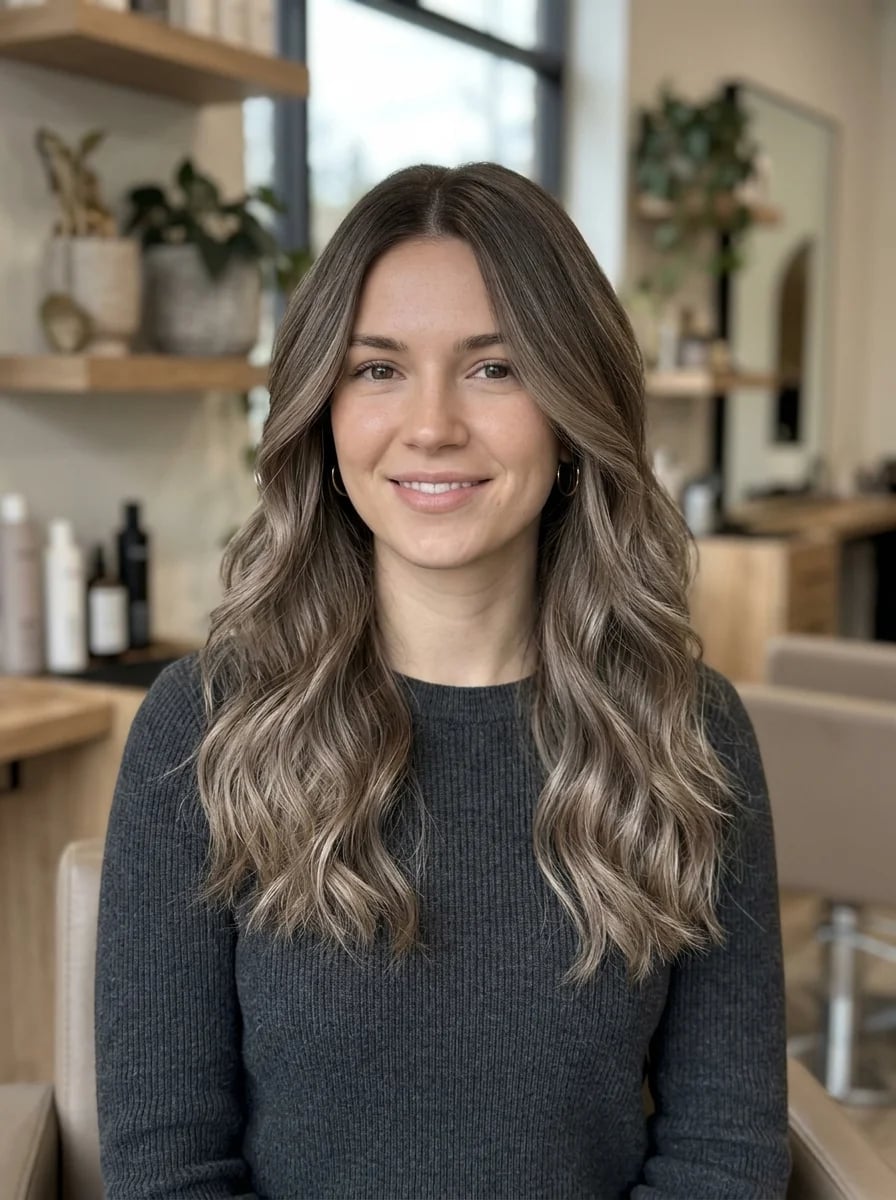 Mid-Back With Rich Brown Tones — Simple Brown Highlights