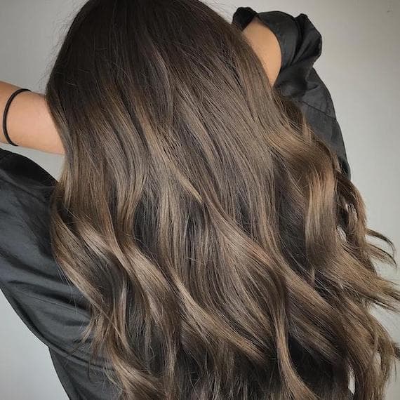 Long Layers With Subtle Caramel Highlights — Simple Brown Highlights