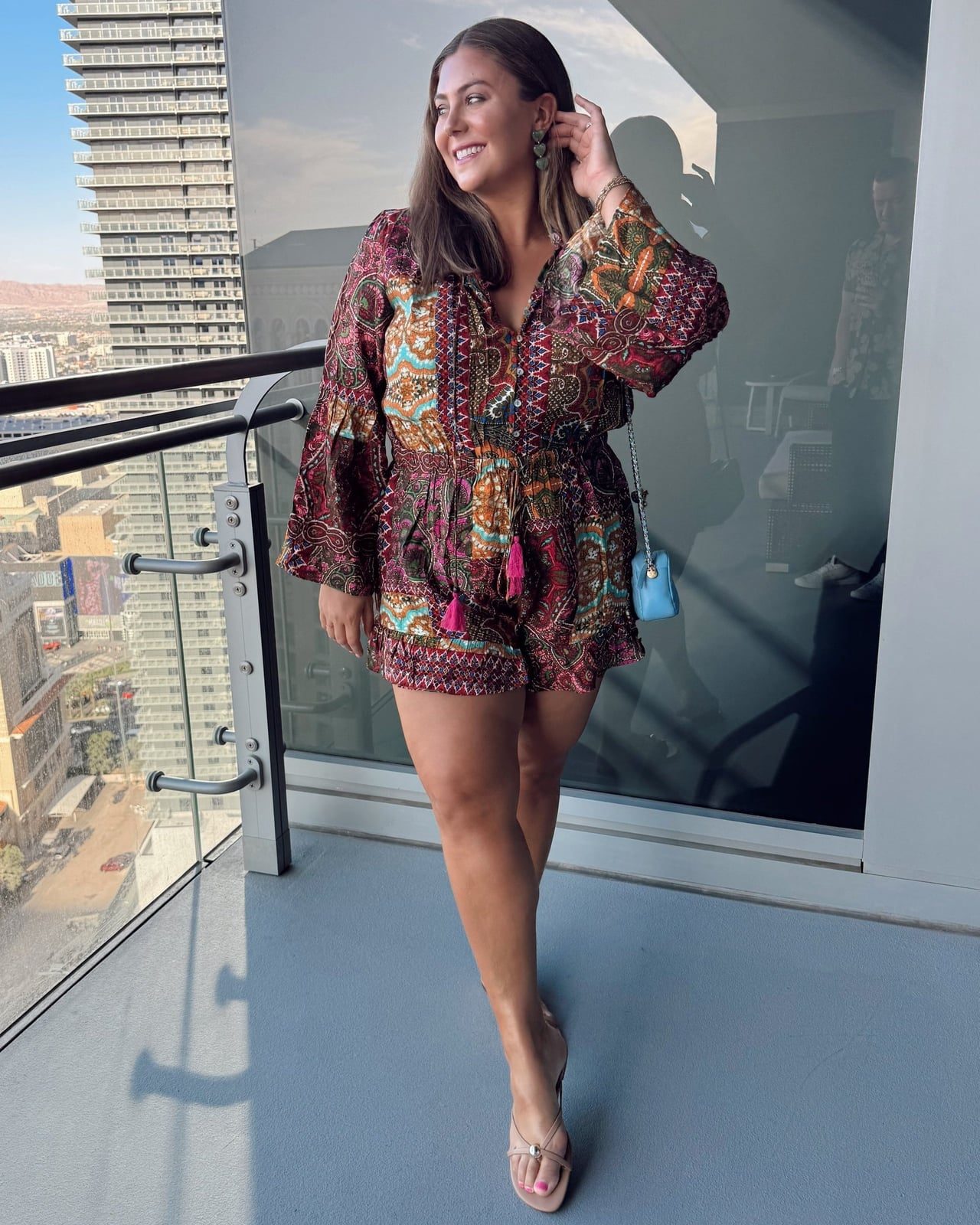 Paisley Print Romper with Tassels Paisley Print Romper with Tassels — Simple Casino Outfits