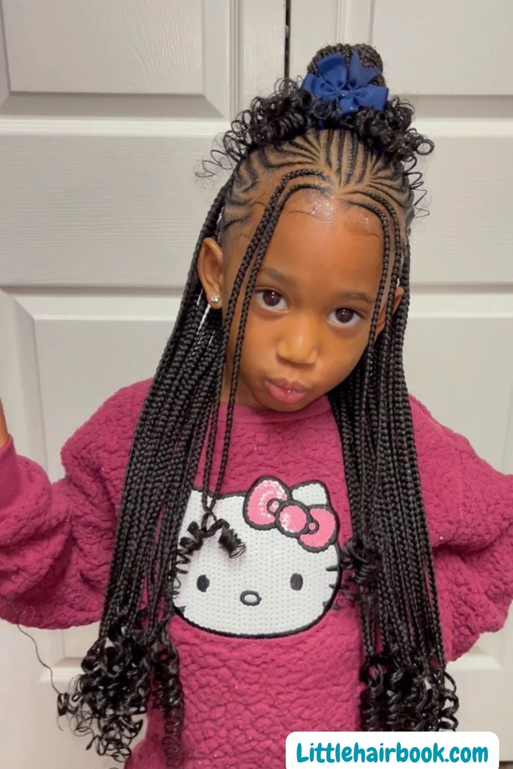 Box Braids With Brown Undertones and Curls Box Braids With Brown Undertones and Curls — Simple Children Hairstyles