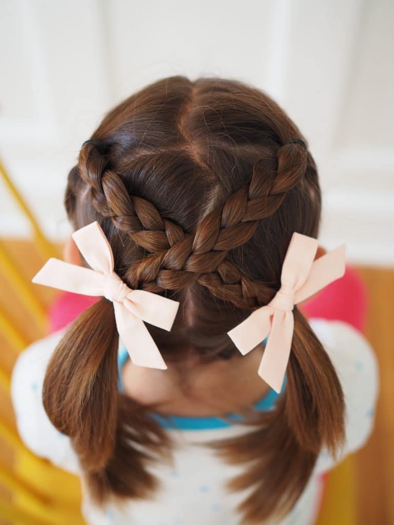 Star Braid Pattern Pigtails Star Braid Pattern Pigtails — Simple Children Hairstyles