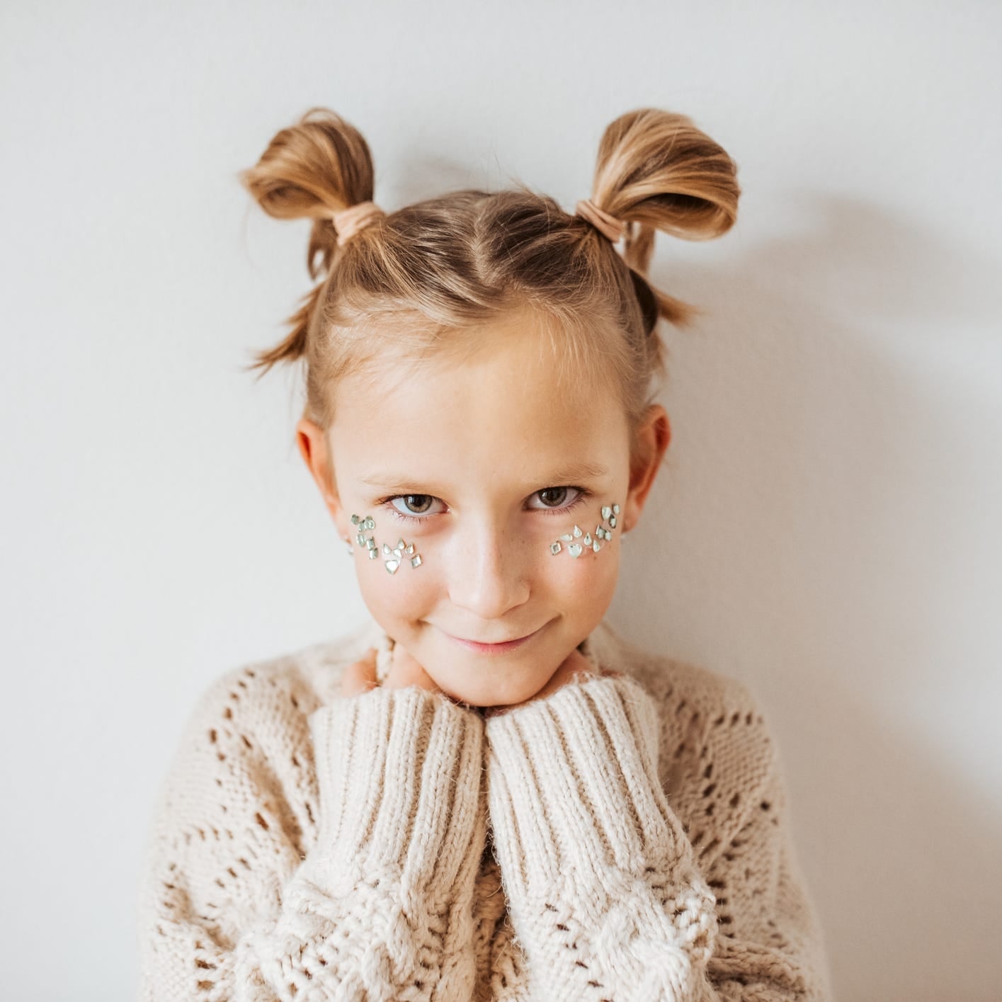 Shoulder Length Space Buns Shoulder Length Space Buns — Simple Children Hairstyles