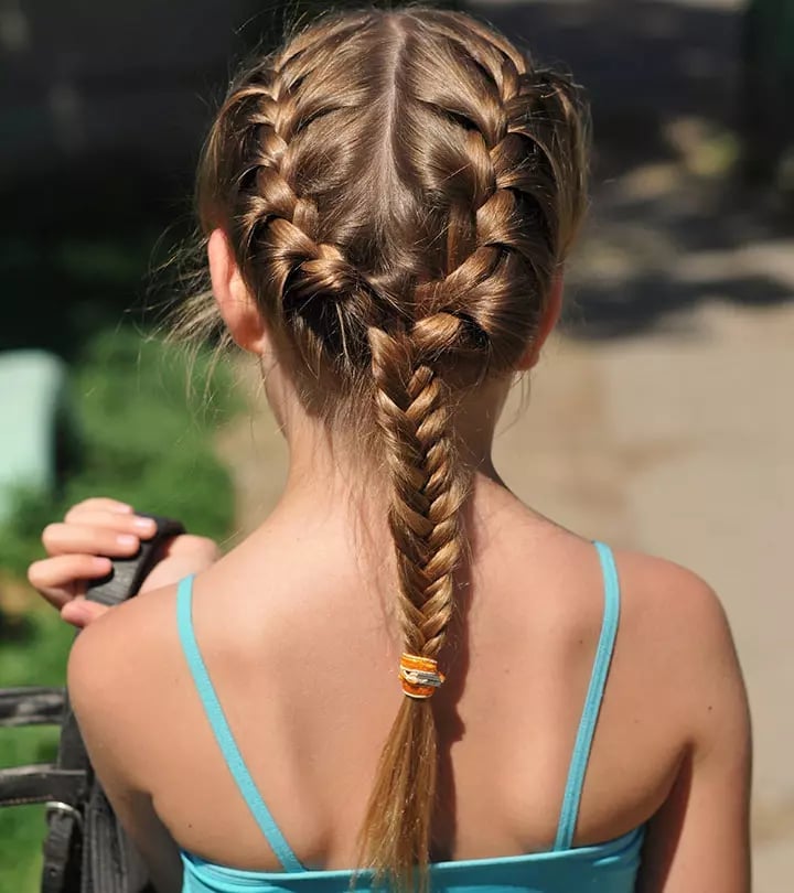 Double Dutch Braids to Single Braid Double Dutch Braids to Single Braid — Simple Children Hairstyles