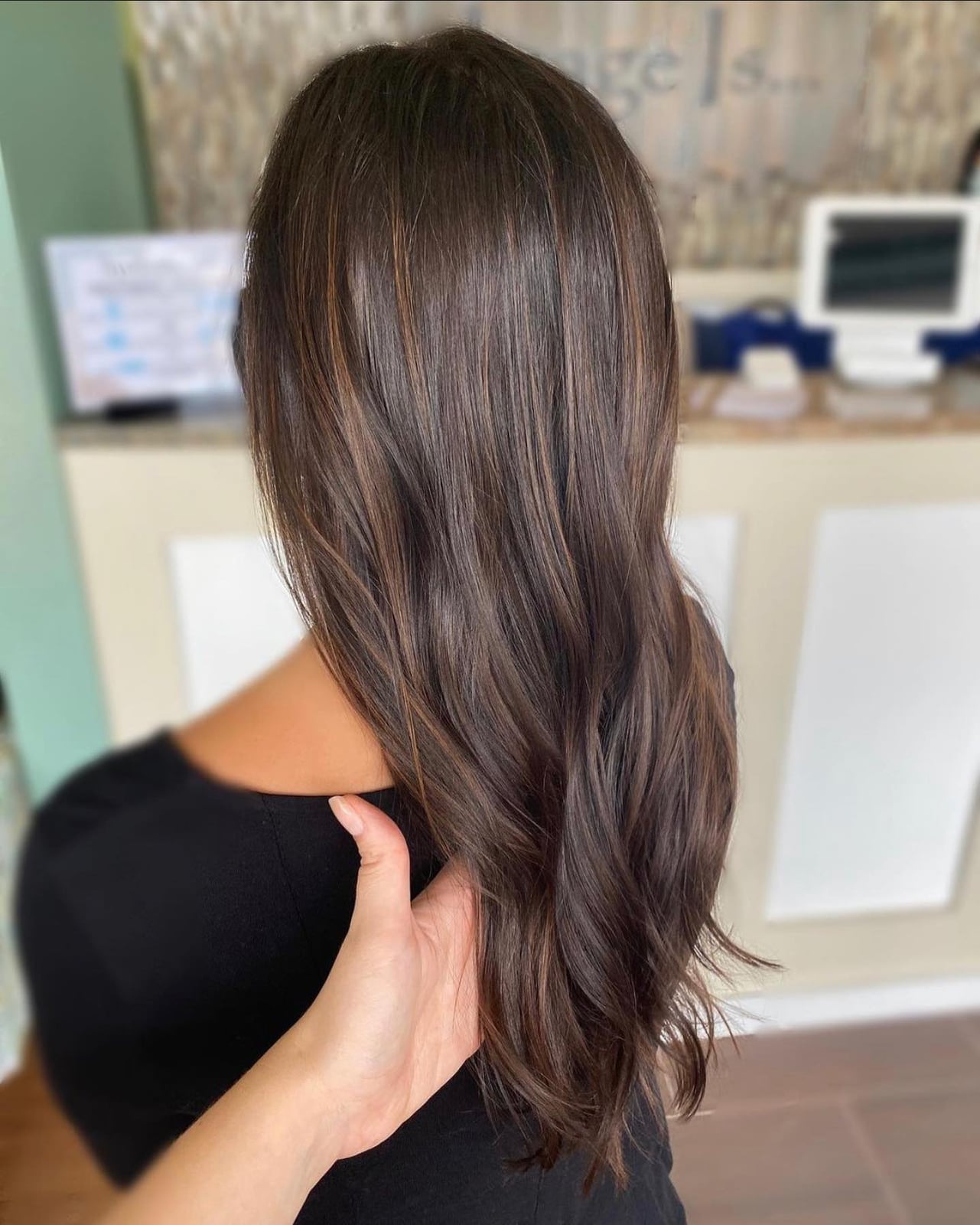 Dark Chocolate With Caramel Balayage Blend Dark Chocolate With Caramel Balayage Blend — Simple Chocolate Balayage