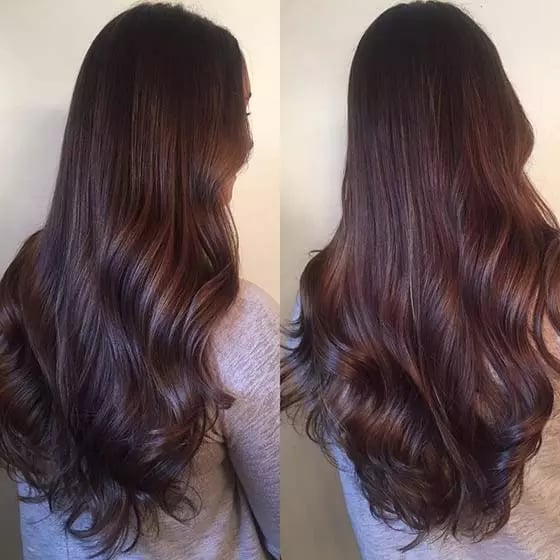 Mid-Back Chocolate With Subtle Lighter Brown Highlights Mid-Back Chocolate With Subtle Lighter Brown Highlights — Simple Chocolate Highlights