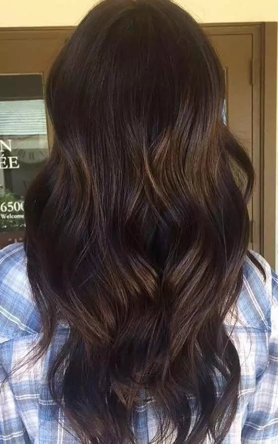 Mid-Back Dark Brown With Subtle Caramel, Office-Safe Version Mid-Back Dark Brown With Subtle Caramel, Office-Safe Version — Simple Chocolate Highlights