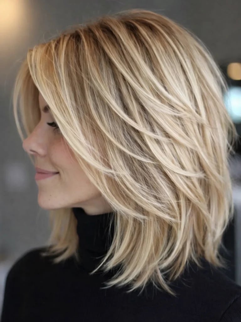 Ash Blonde Shag Bob With Choppy Bangs Ash Blonde Shag Bob With Choppy Bangs — Simple Choppy Bob
