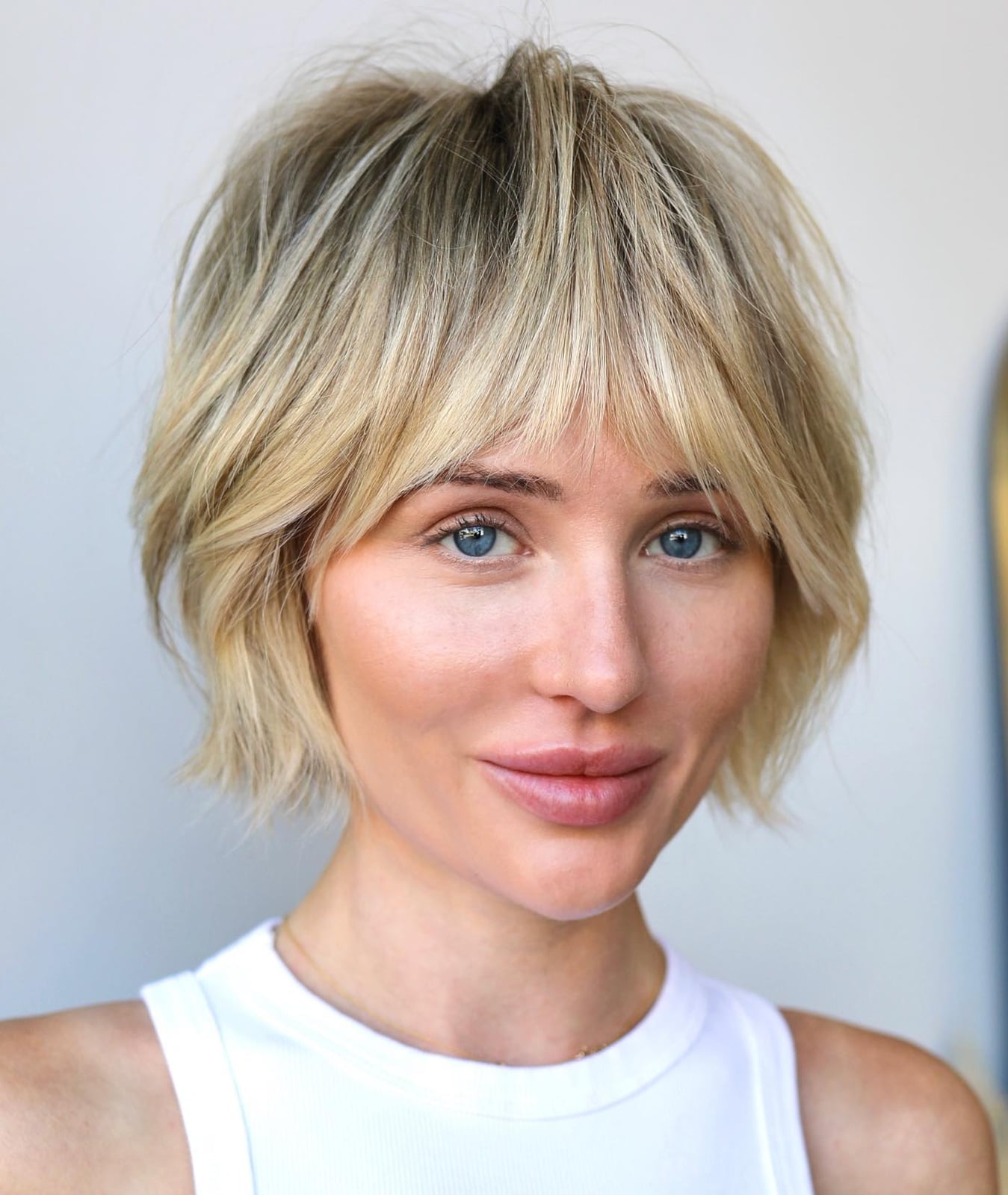 Sharp Chin Length Dark Brown Bob Sharp Chin Length Dark Brown Bob — Simple Choppy Bob Hairstyles