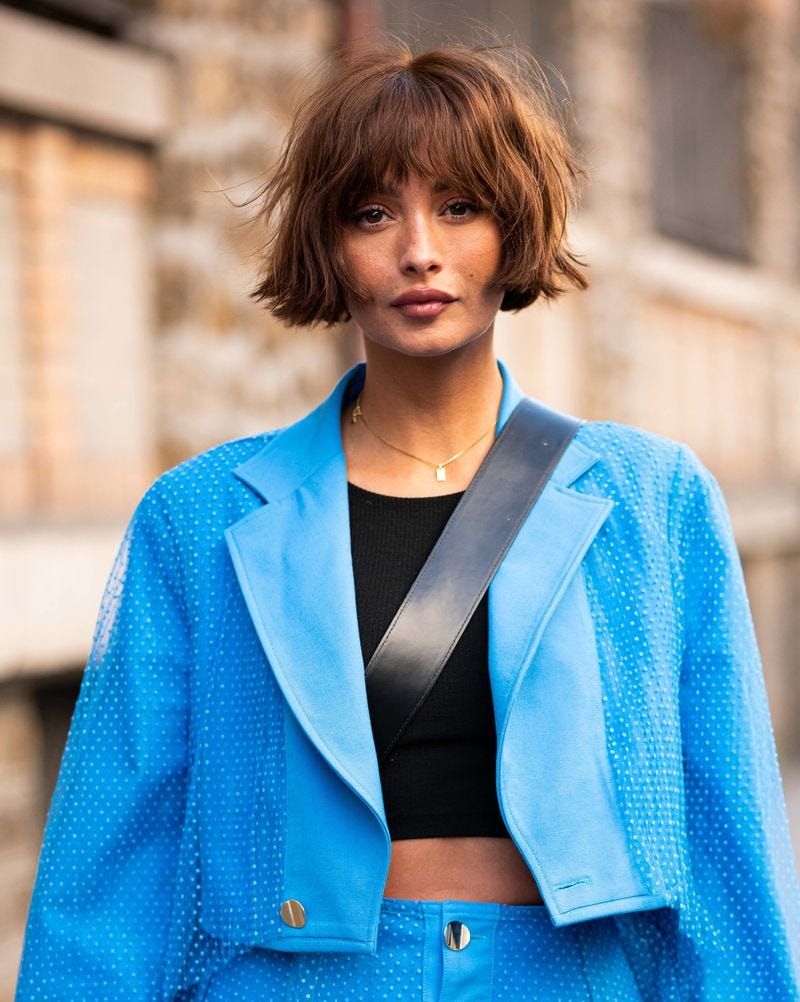 Chin Bob With Choppy Bangs And Highlights Chin Bob With Choppy Bangs And Highlights — Simple Choppy Bob Hairstyles