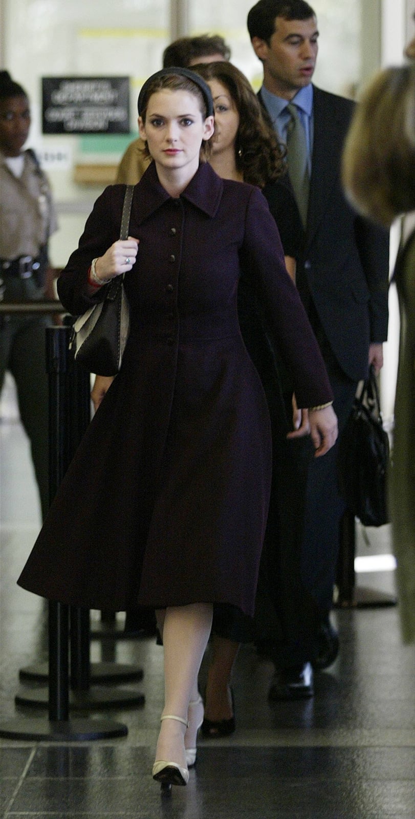 A Dark Purple A-line Coat Makes a Statement A Dark Purple A-line Coat Makes a Statement — Simple Court Outfits