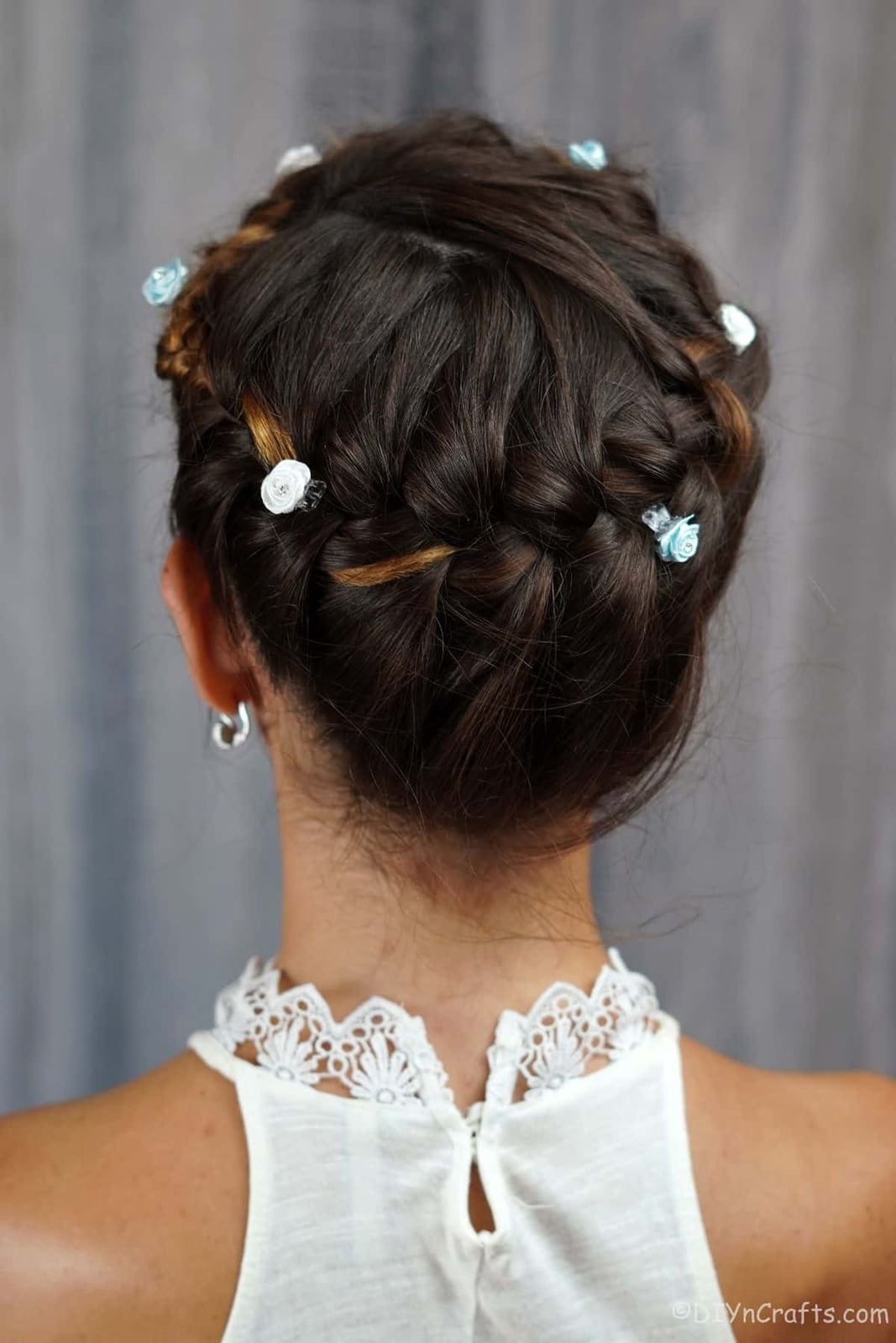 Bohemian Braided Crown Thick Wavy Blonde, Long — Simple Crown Braid