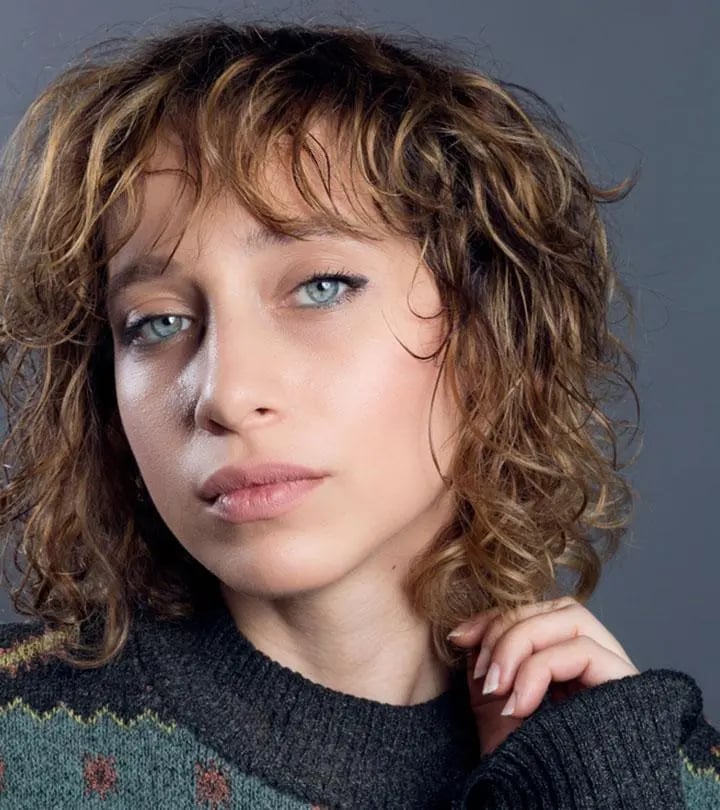 Shoulder Length Fine Hair With Wispy Bangs — Simple Curly Bangs