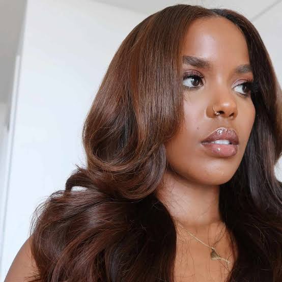 Mid-Back Voluminous Waves In Rich Dark Auburn — Simple Dark Auburn Hair