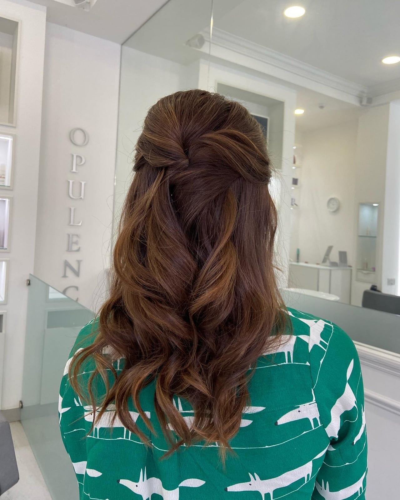 Collarbone Half Updo With Twisted Sections Collarbone Half Updo With Twisted Sections — Simple Different Hairstyles