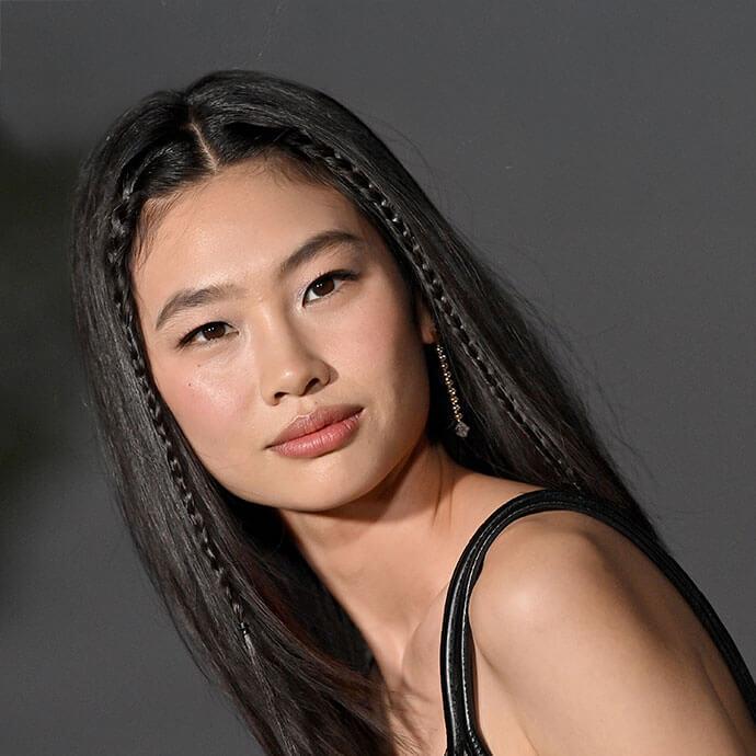 Long Dark Brown With Face-Framing Braids Long Dark Brown With Face-Framing Braids — Simple Different Hairstyles