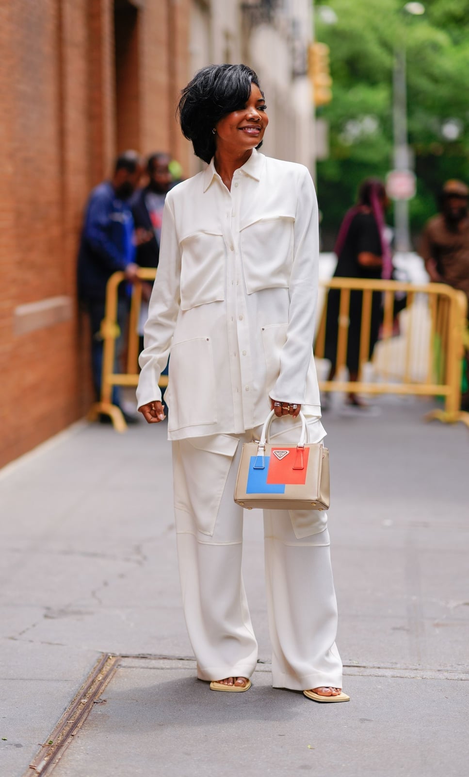 Monochromatic White Oversized Set Monochromatic White Oversized Set — Simple Dinner Outfits