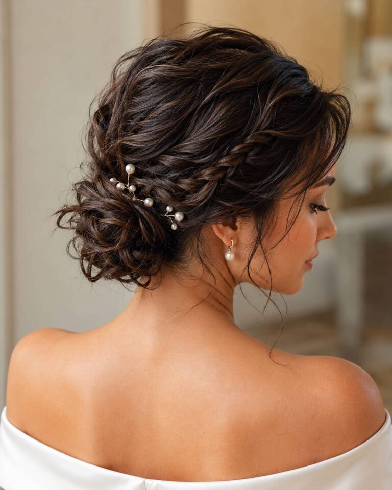 34 Simple Dresses Hairstyles 2027 with Pearls & Bangs