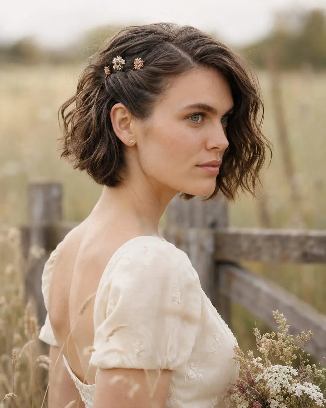 Textured Wavy Bob With Accessories Textured Wavy Bob With Accessories — Simple Dresses Hairstyles