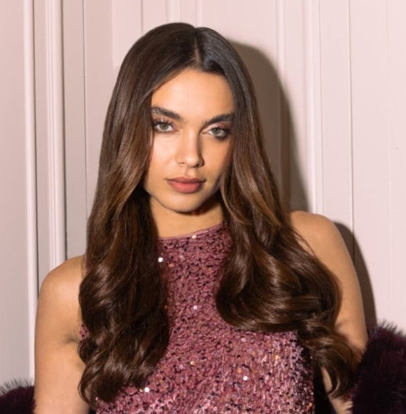 Collarbone Medium Brown Loose Waves Collarbone Medium Brown Loose Waves — Simple Extensions Hairstyles