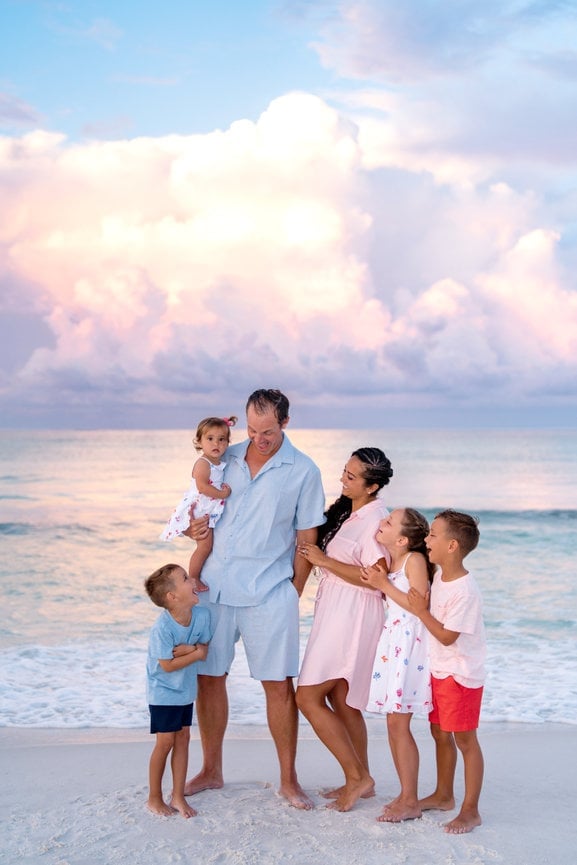 Matching Pastel Outfits for a Casual Beach Gathering Matching Pastel Outfits for a Casual Beach Gathering — Simple Family Photo Outfits