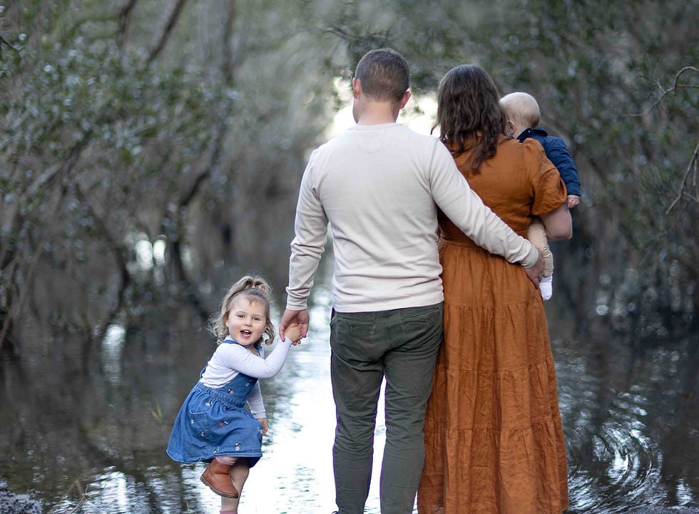 Rust Orange Tiered Maxi Dress with Denim for a Family Photo Rust Orange Tiered Maxi Dress with Denim for a Family Photo — Simple Family Photo Outfits