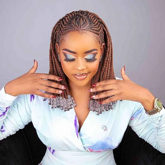 Shoulder-Length Fulani Braids With Small Beads, Straight — Simple Fulani Braids Hairstyles
