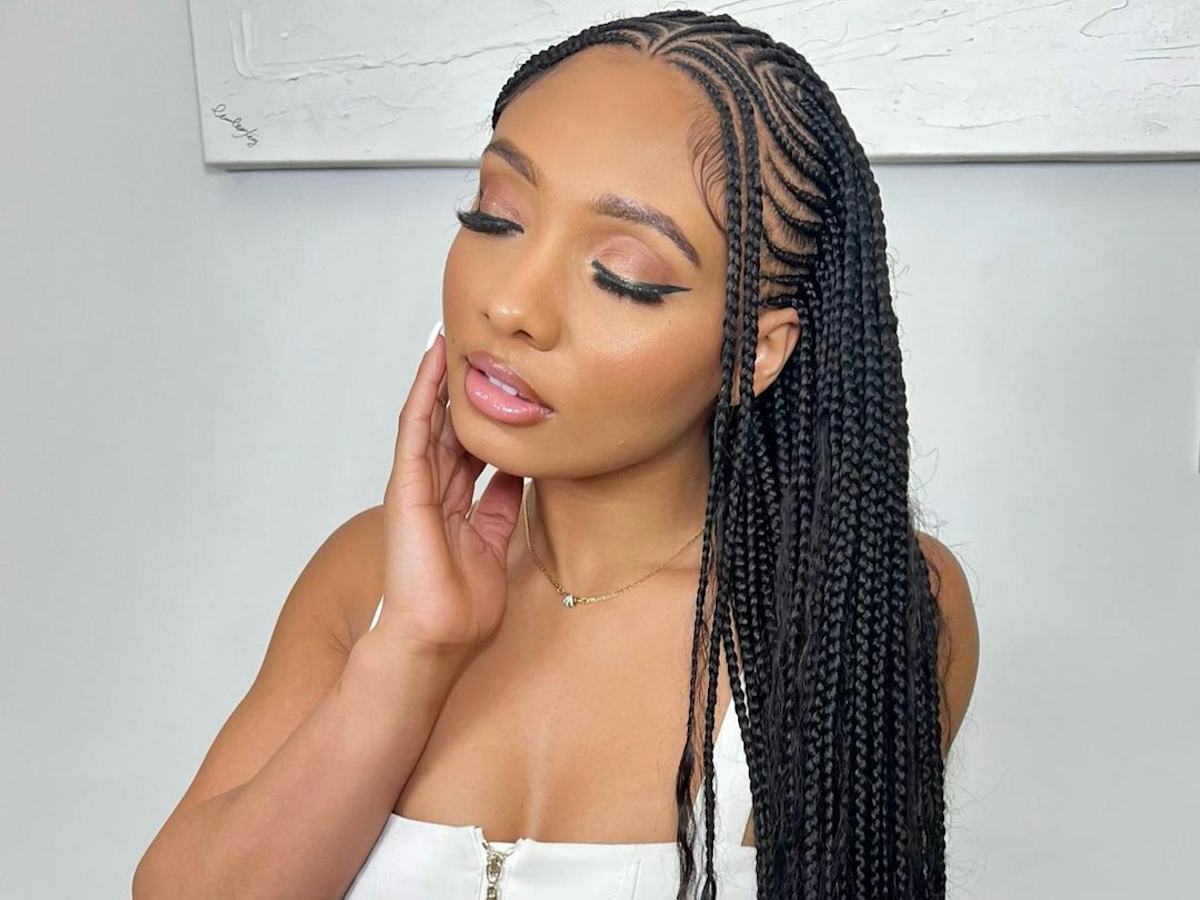 Intricate Fulani Braids With Middle Parting — Simple Fulani Braids Natural Hair
